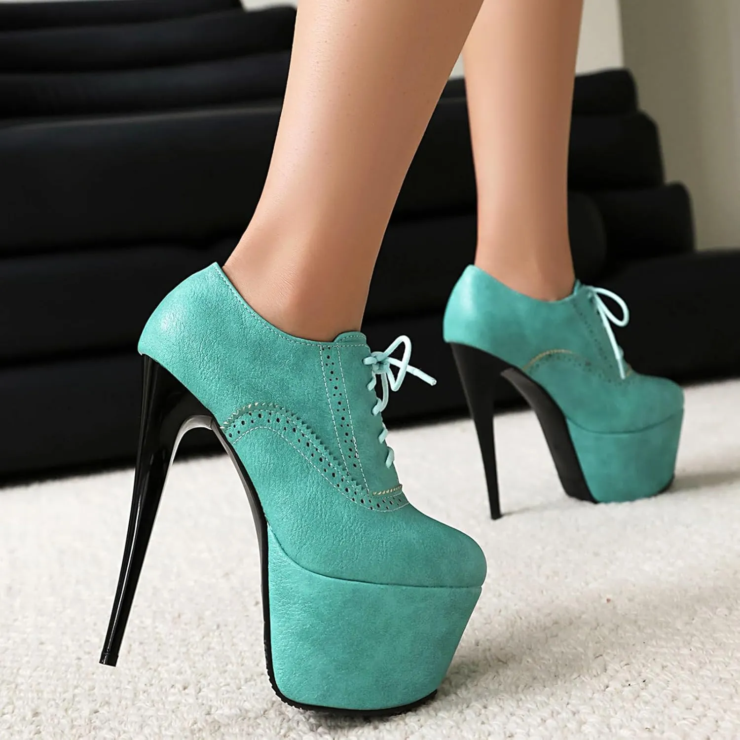 15.5cm Ultra-High Heels Pole Dance Shoes