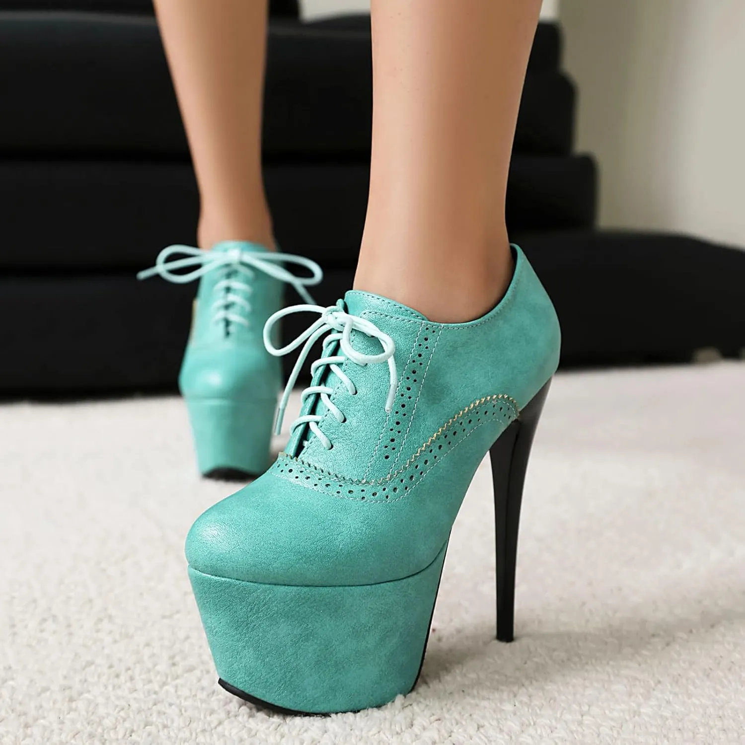 15.5cm Ultra-High Heels Pole Dance Shoes