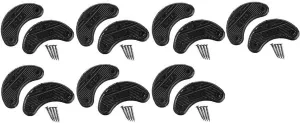 7 Pairs Traveler Men's Shoe Heel Plates Taps with Metal Nails Pack - Medium