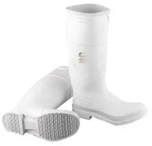 81012-09 Onguard Industries Size 9 White 16" PVC Kneeboots with Safety-Lock Outsole and Steel Toe