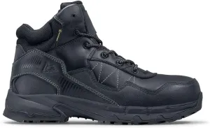 ACE Work Boots by SFC Piston Mid, Men's, Women's, Unisex Aluminum Toe (AT) Work Boot, Slip Resistant, Water Resistant, Black