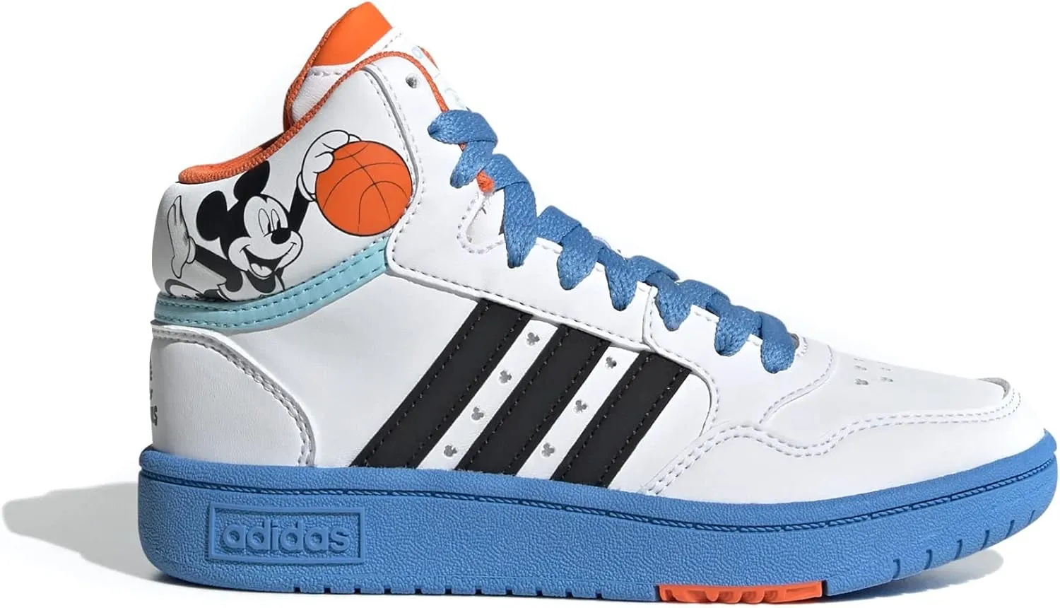 adidas Kids Boys Hoops Mid 3.0 Mickey K Sneakers Shoes - White - Size 4.5 M