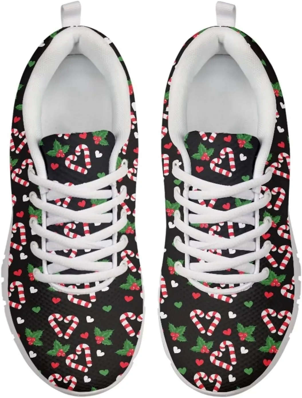 AmzPrint Women Men Walking Running Shoes White Sole Athletic Shoes for Women Men Fashion Casual Sneakers Size 5.5-13.5 Us