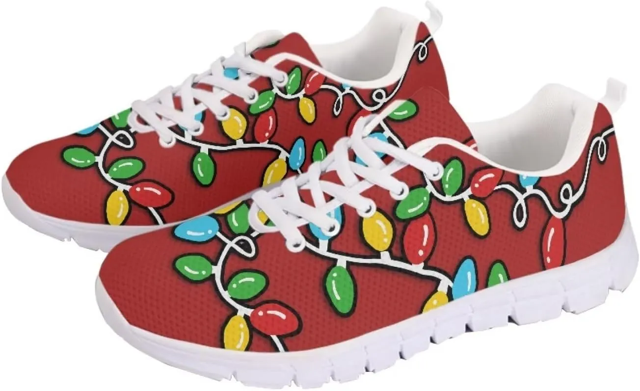 AmzPrint Women Men Walking Running Shoes White Sole Athletic Shoes for Women Men Fashion Casual Sneakers Size 5.5-13.5 Us
