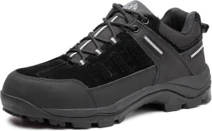 ANGRYRAM Steel Toe Shoes for Men Women Lightweight Indestructible Work Shoes Breathable Slip Resistant Safety Sneakers Comfortable Puncture Proof Shoes for Working Construction Industry