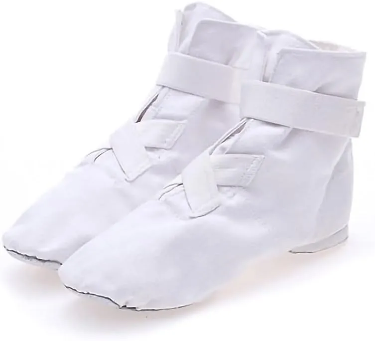 AOQUNFS Canvas Jazz Dance Boots Ballet Ballroom Practice Dancing Sneakers for Women
