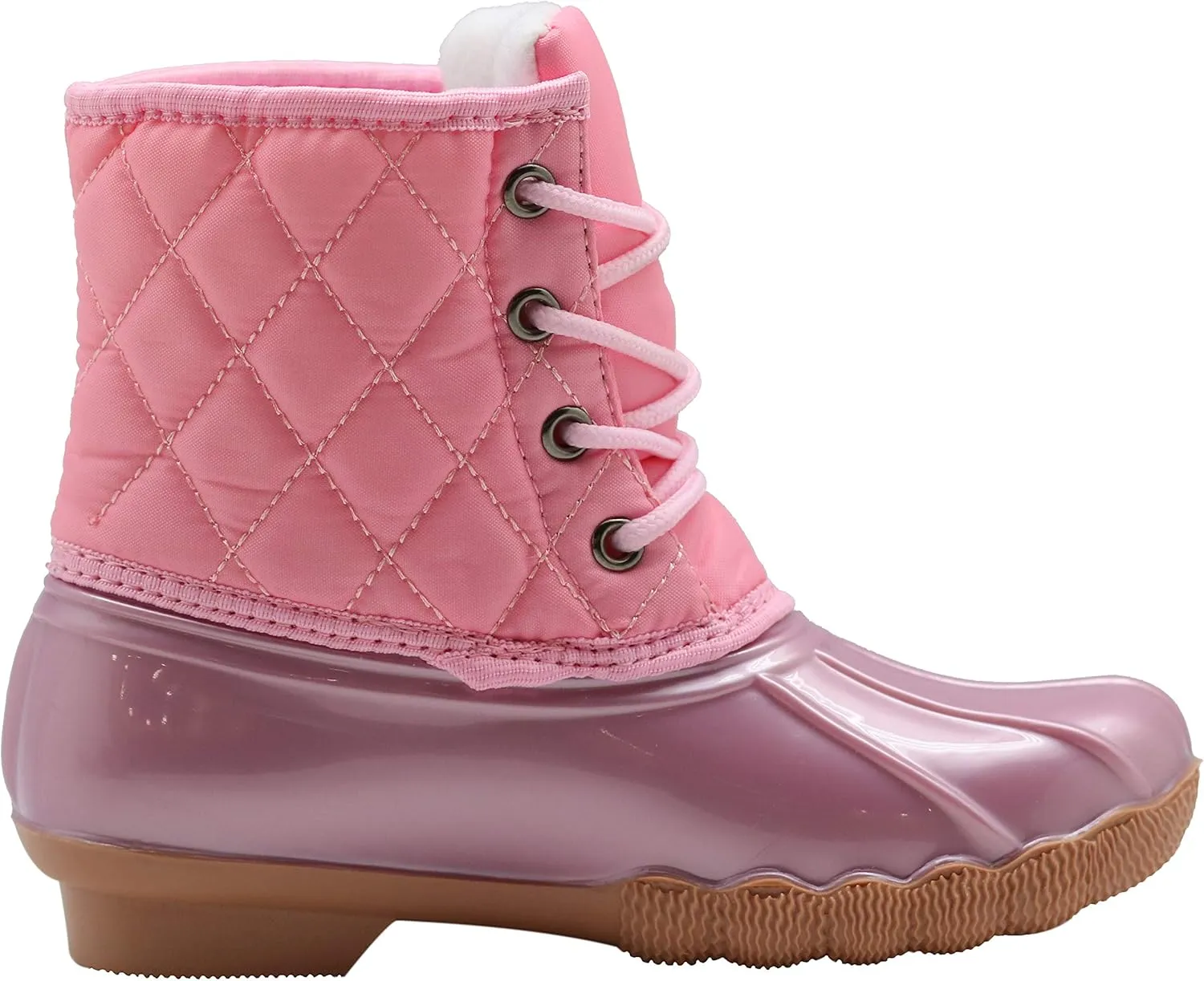 Apakowa Kids Girls Boys Duck Boots Waterproof Rain Boot (Toddler/Little Kid/Big Kid)