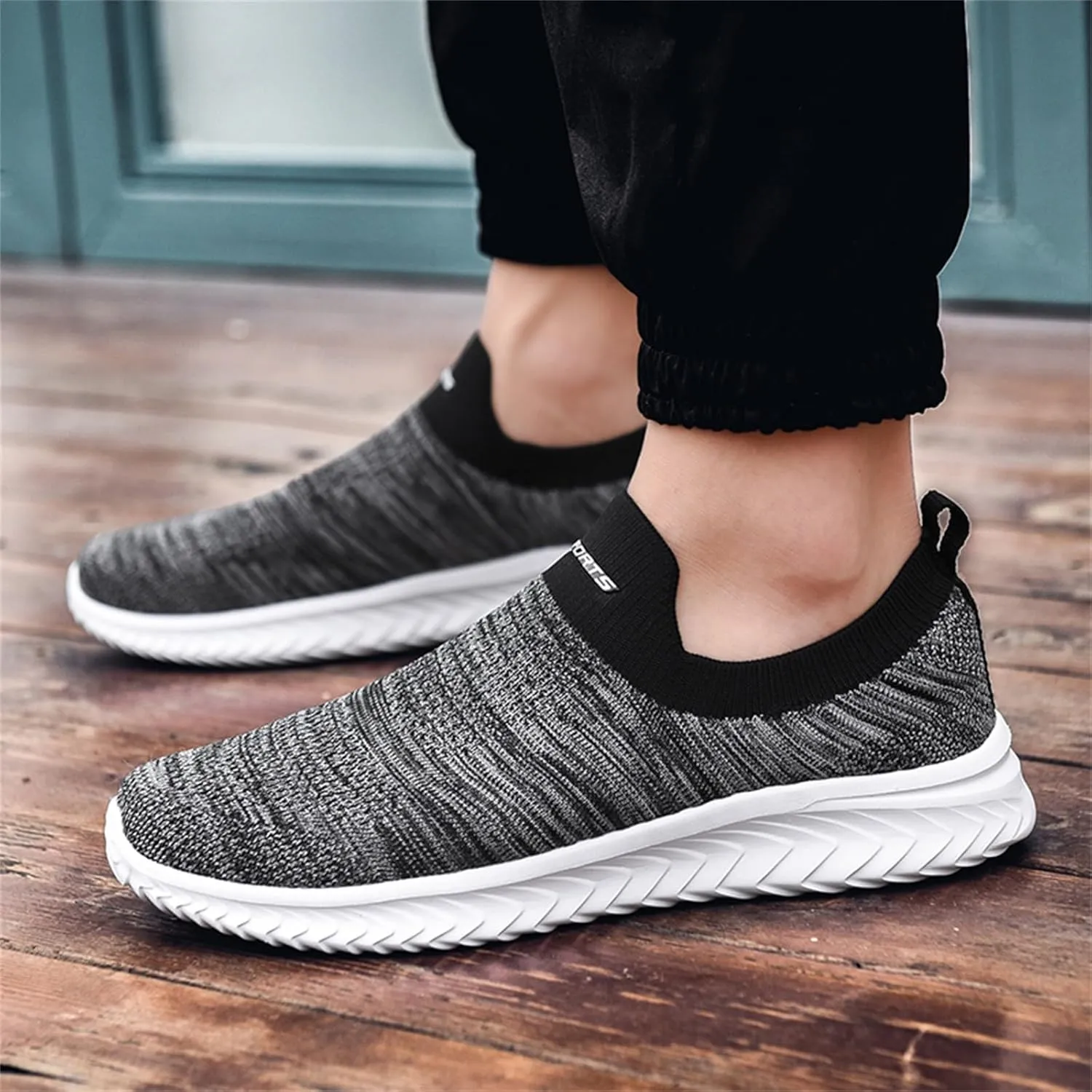 Arch Support Non Slip Minimalist Shoes for Men Hiking Footwear Barefoot Shoe Men's Classic Casual Walking Shoes