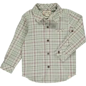 Atwood Green Plaid w/ Navy Stripe Shirt - Select Size
