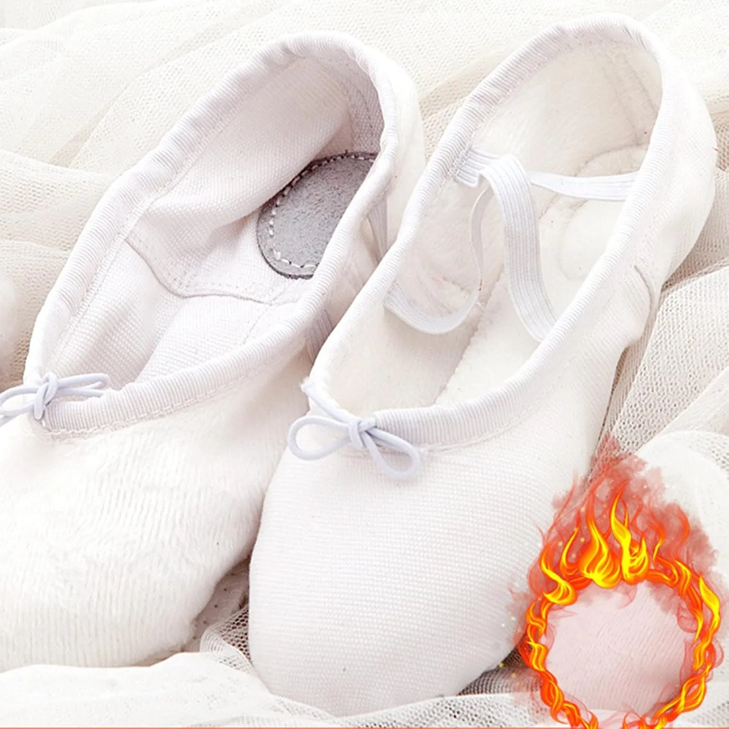 Ballet Shoes for Girls Toddler Dance Shoes Ballet Flats Canvas Ballerina Shoes for Kids Ballet Slippers