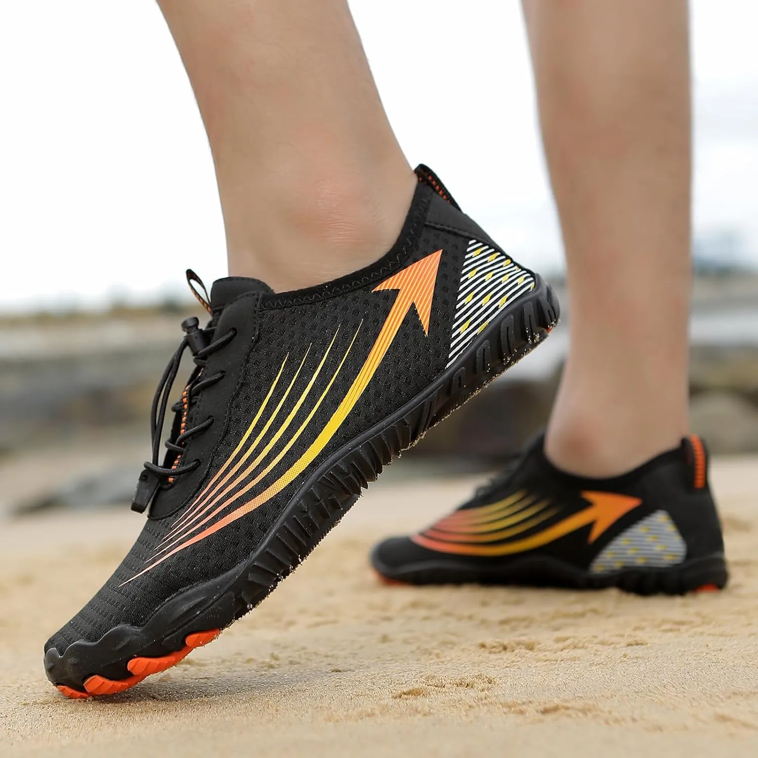 Barefoot Shoes for Women Men Wide Toe Box Healthy & Non-Slip Barefoot Shoes Athletic Footwear Waterproof Hiking Shoe Pro Barefoot Shoe Breathable Quick Dry Sneakers Unisex