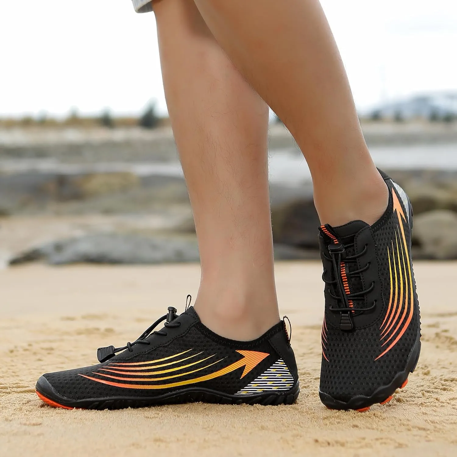 Barefoot Shoes for Women Men Wide Toe Box Healthy & Non-Slip Barefoot Shoes Athletic Footwear Waterproof Hiking Shoe Pro Barefoot Shoe Breathable Quick Dry Sneakers Unisex