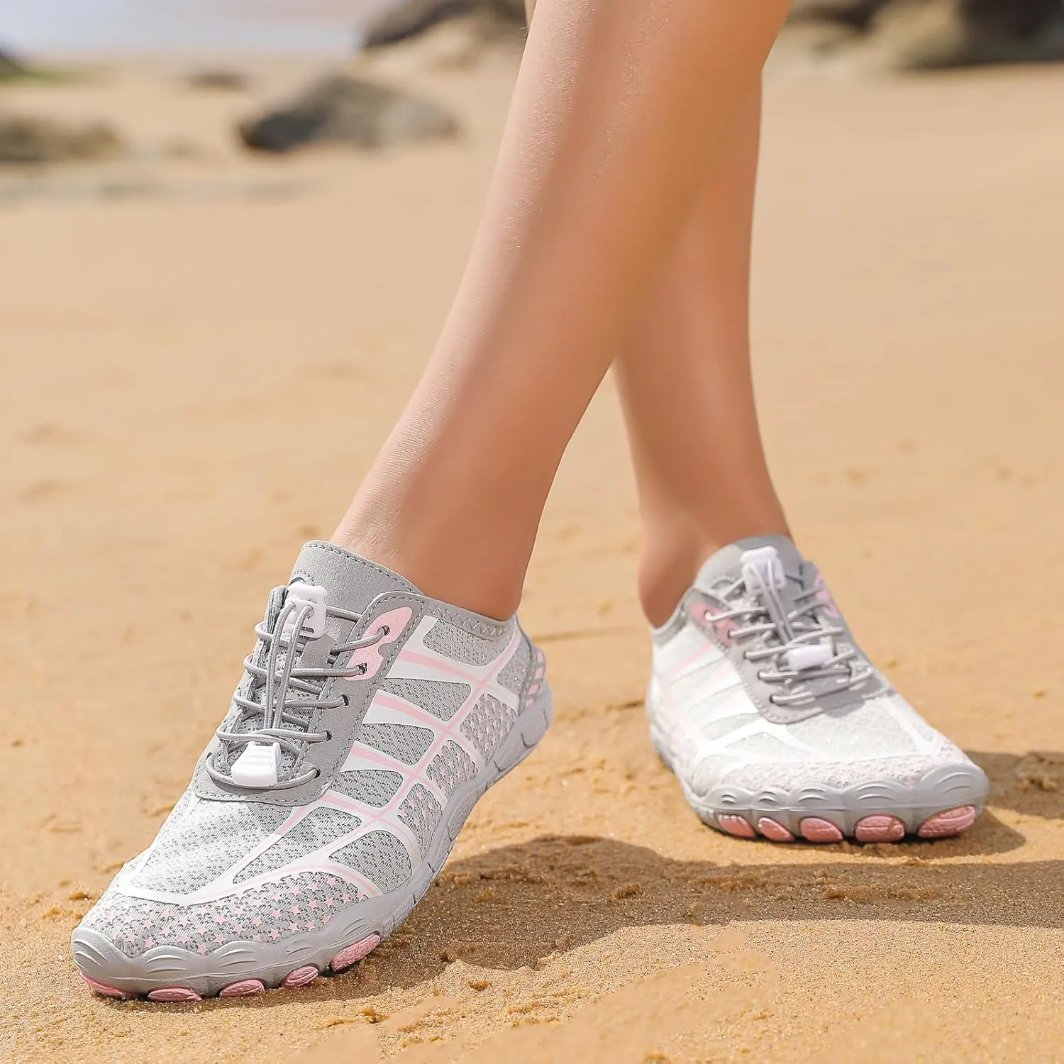Barefoot Shoes Women Walking Arch Support Hiking Water Shoes with Arch Support for Women Walking with Wide Toe Box Zero Drop Trail Hiking Running Sneakers Breathable Lightweight Outdoor Footwear