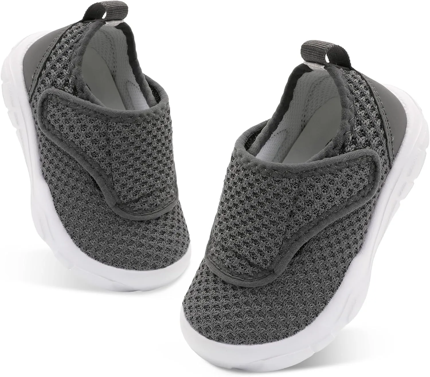 BARERUN Toddler Shoes Wide Toe Box Barefoot Toddler Sneakers Girls Boys Kids School Shoes Non-Slip Toddler Tennis Shoes Slip on Running Shoes for Girls Boys