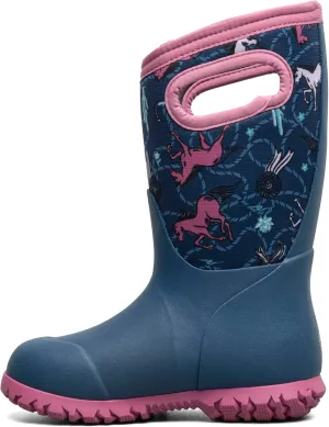 BOGS Unisex-Child York-Horses (Toddler/Little Big Kid) Rain Boot
