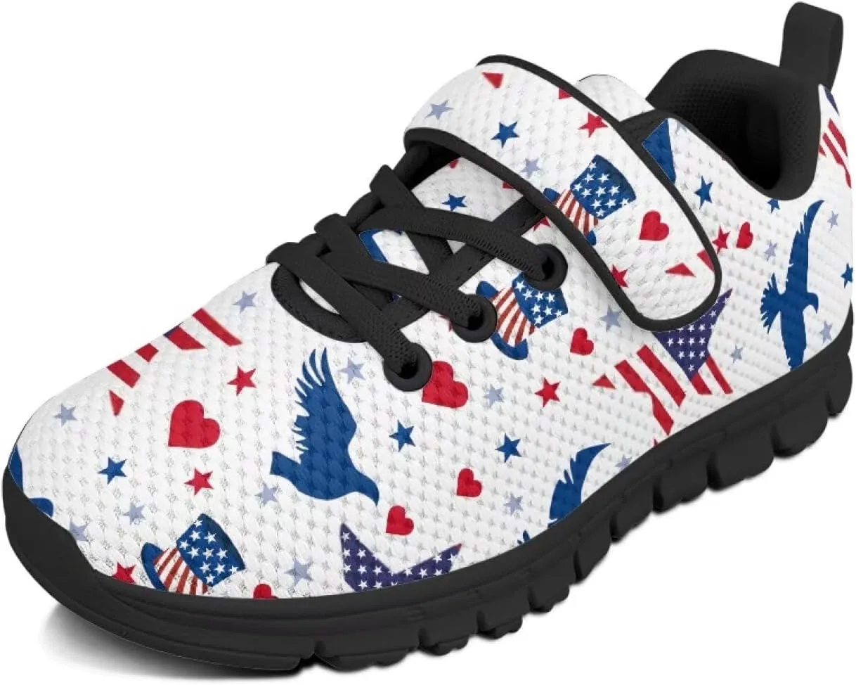 Boys'Skateboarding Shoes,Non-Slip Flat Tennis Shoes Children's Lightweight Strap Sneakers for Travel Jogging