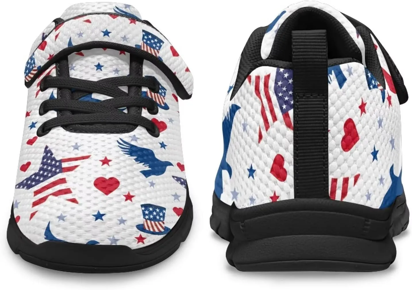 Boys'Skateboarding Shoes,Non-Slip Flat Tennis Shoes Children's Lightweight Strap Sneakers for Travel Jogging