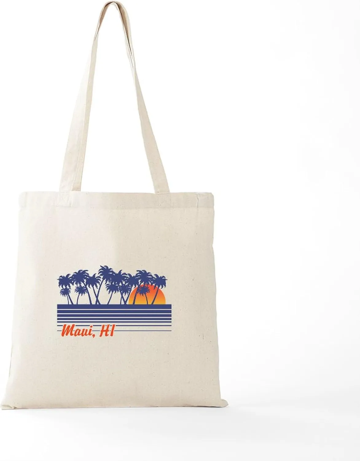 CafePress Maui Hawaii Tote Bag Reusable Natural Beige Canvas Shopping Bag