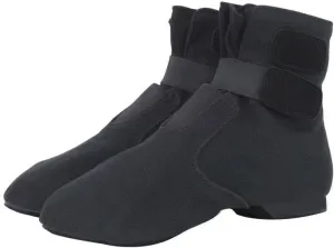Canvas Jazz Shoes for Women Slip-on Jazz Dancing Boots with Elastic