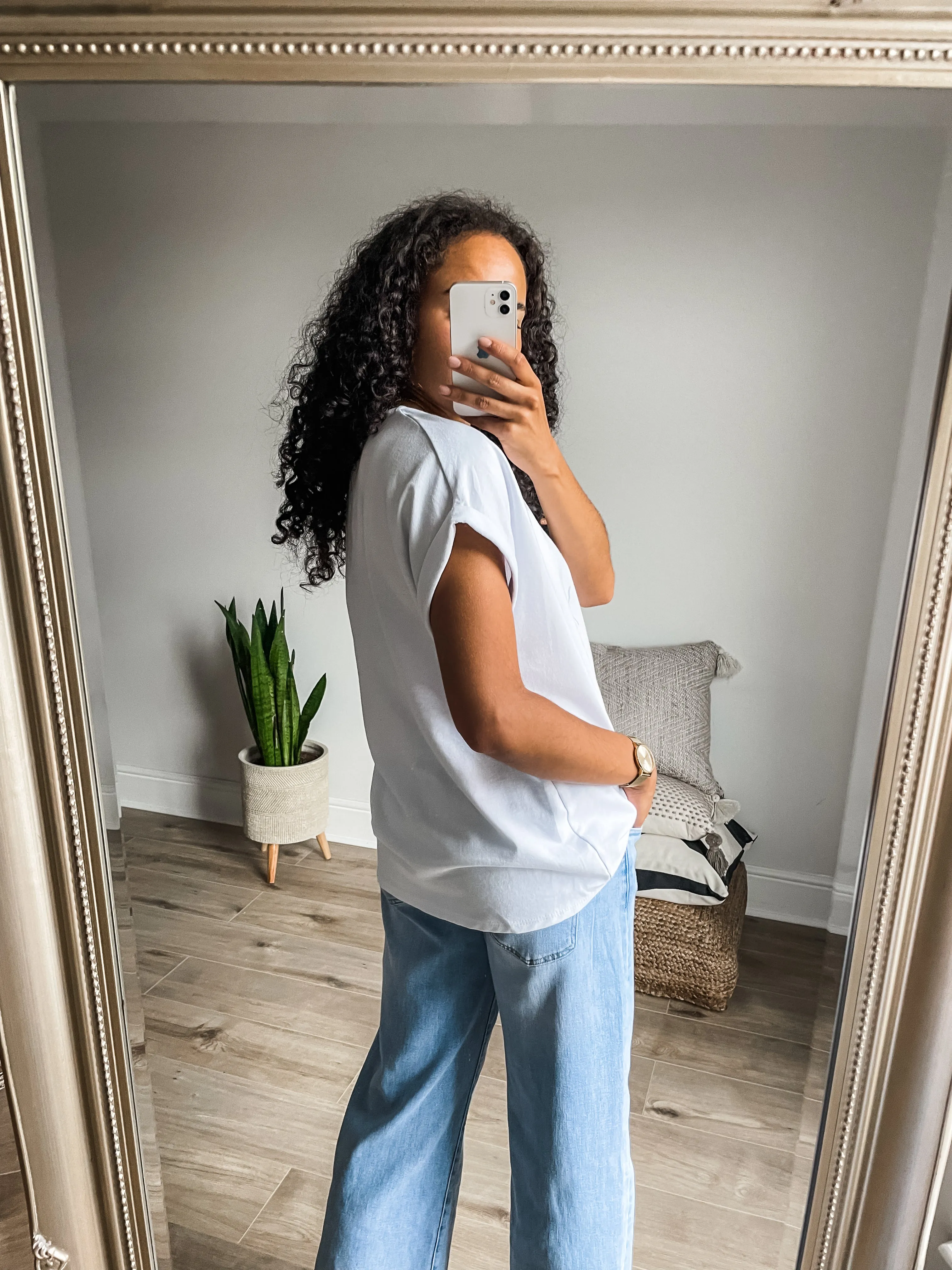 Cap Sleeve Boxy T-Shirt