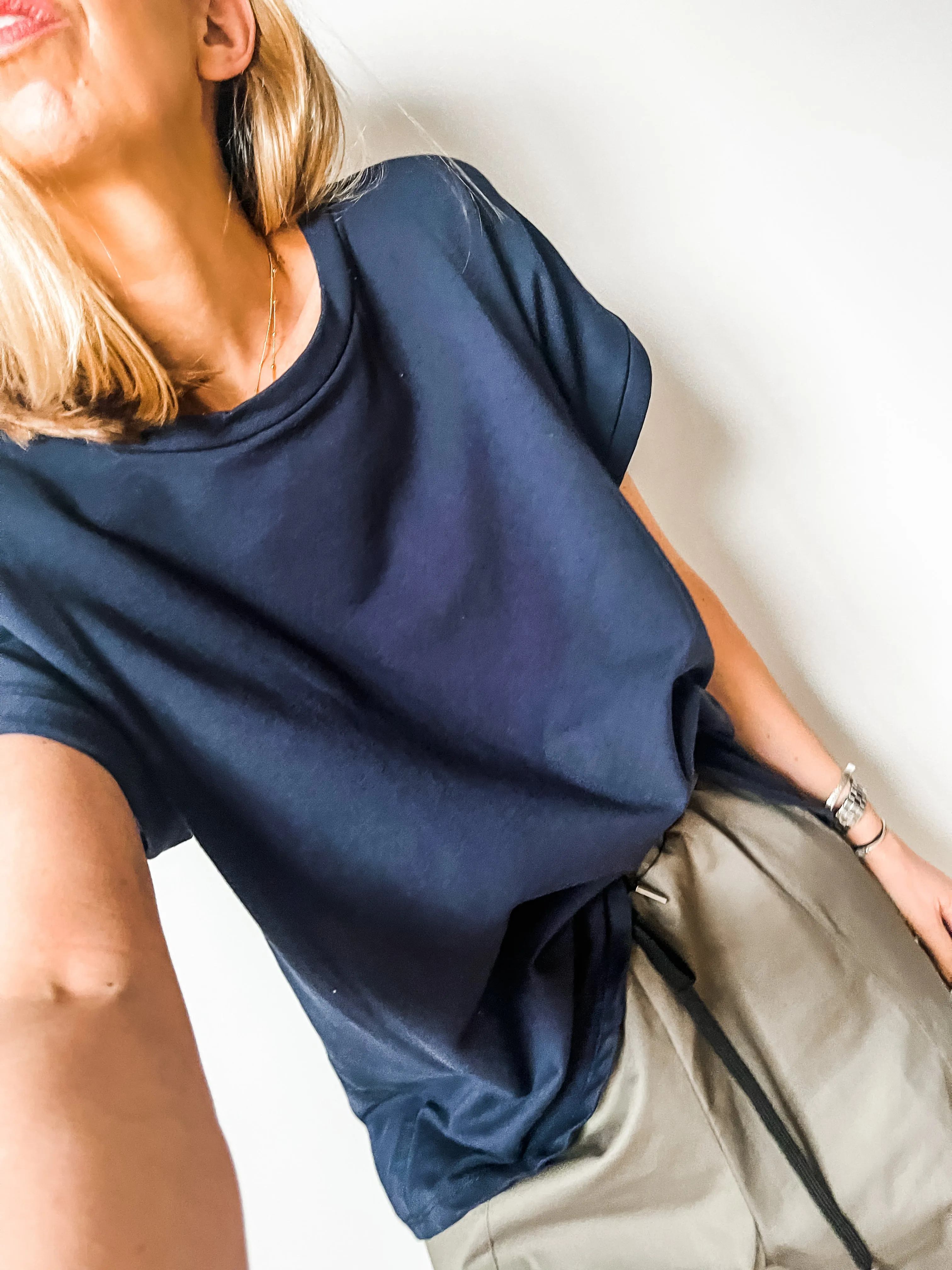 Cap Sleeve Boxy T-Shirt