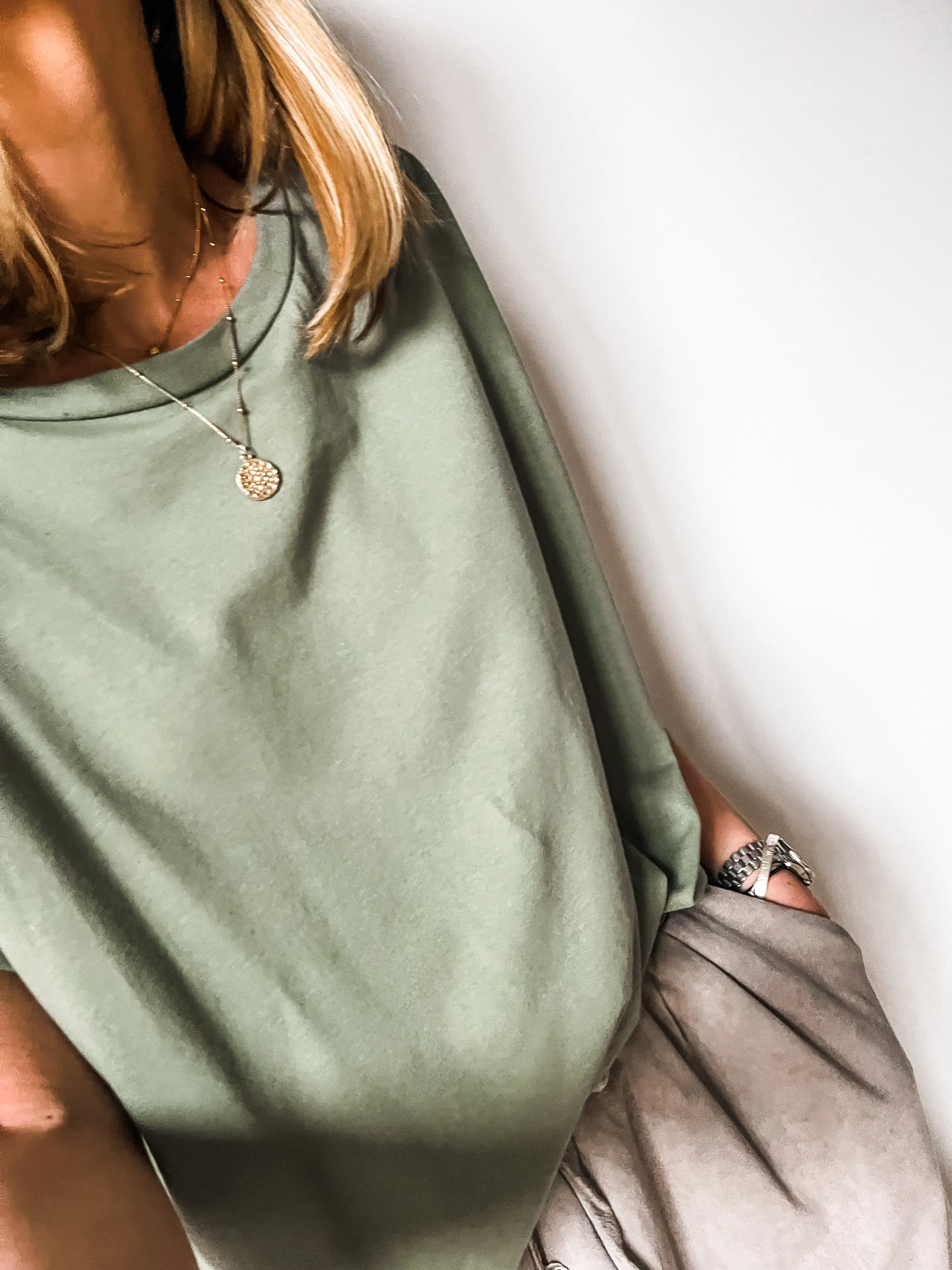 Cap Sleeve Boxy T-Shirt