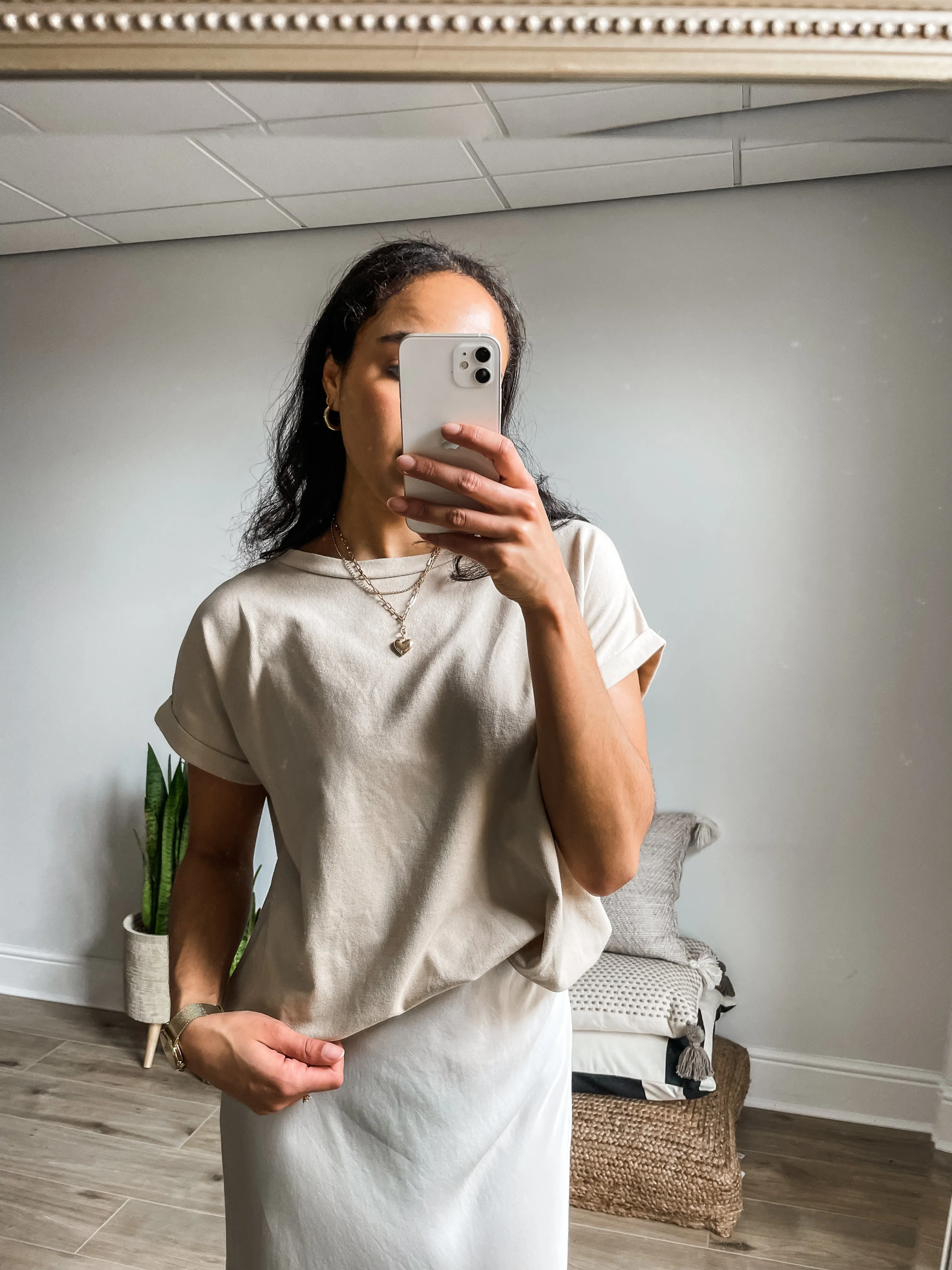 Cap Sleeve Boxy T-Shirt