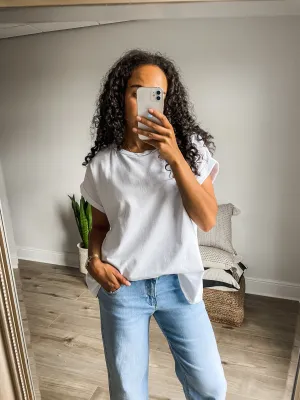 Cap Sleeve Boxy T-Shirt