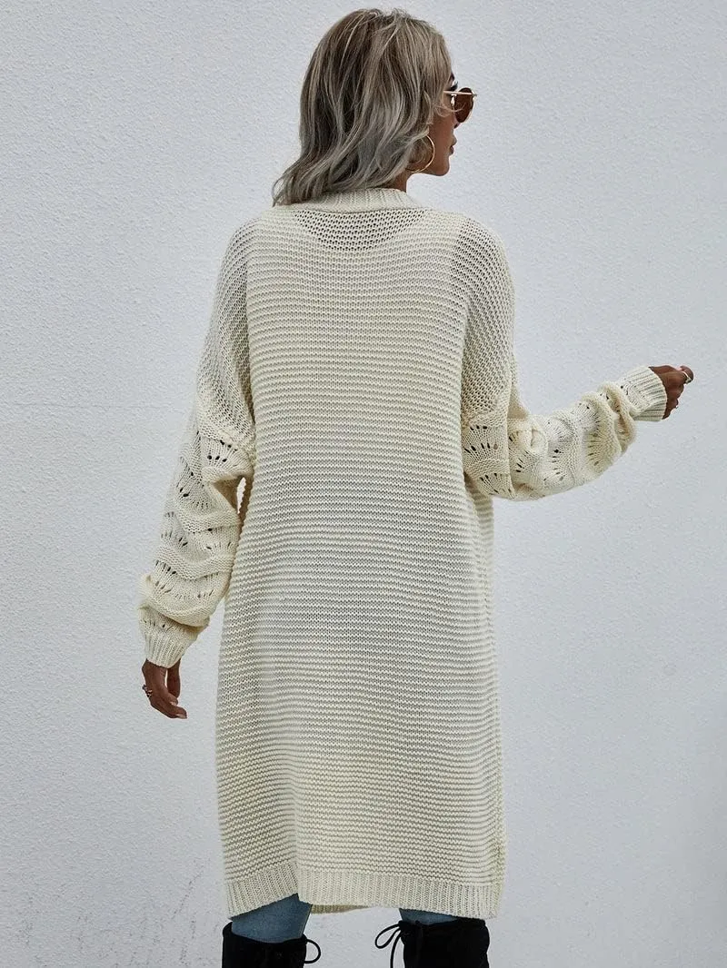 Cardigan Sweaters for Women Long Sleeve Open Cardigan Knit Chunky Cardigan Sweaters Coat