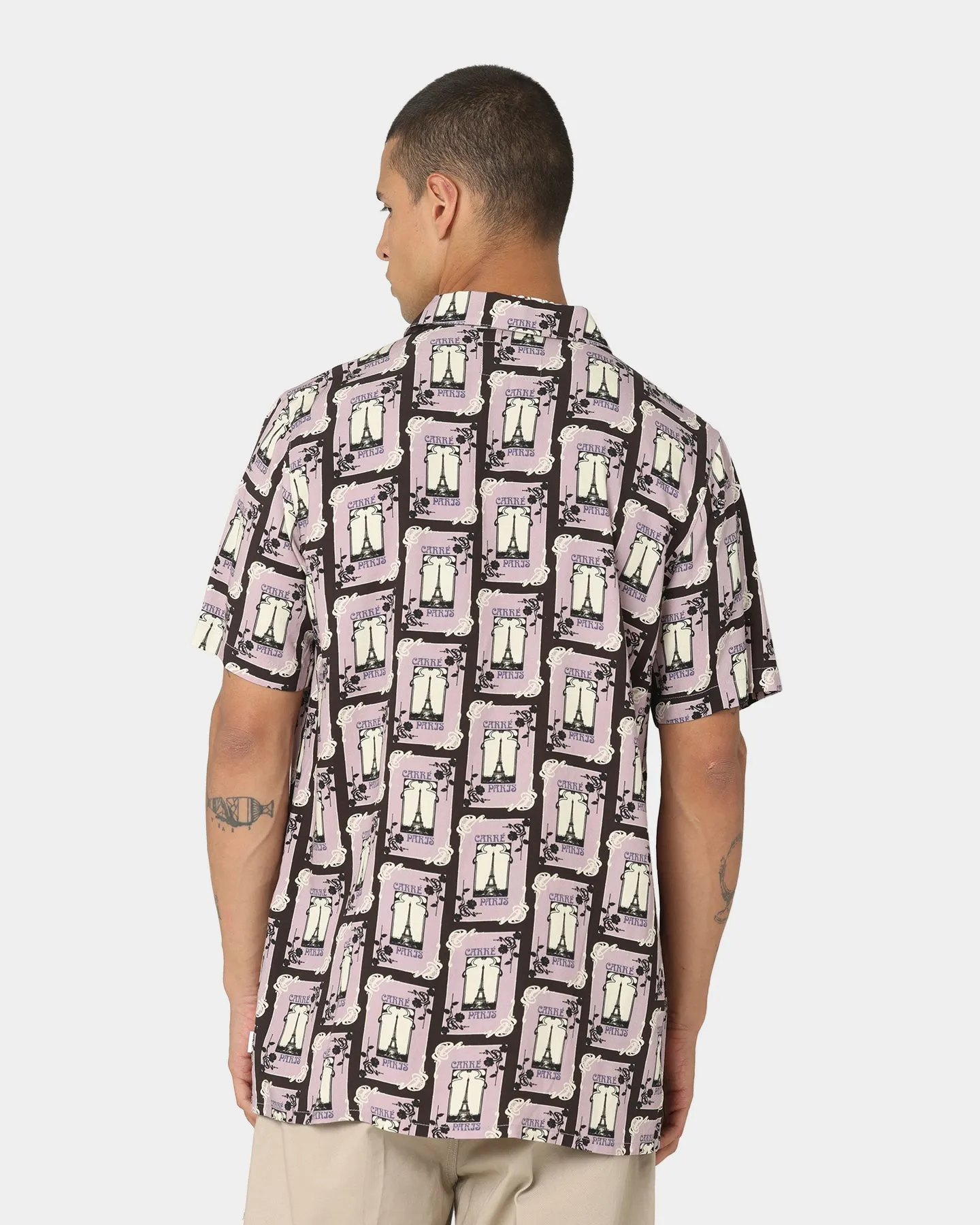 Carre Parisian Rugu Short Sleeve Button Up Shirt Multi-coloured