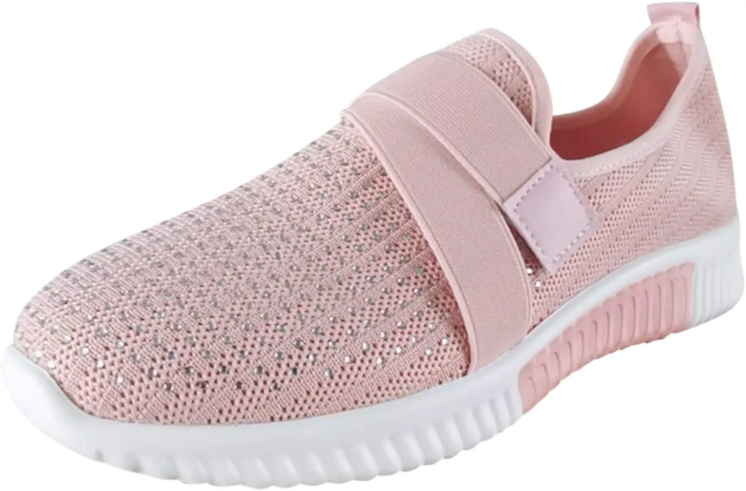 Cathalem Gym Shoes for Women Workout Memory Foam Walking Shoes Running Classic Slip On Athletic Tennis Sneakers