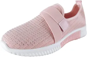 Cathalem Gym Shoes for Women Workout Memory Foam Walking Shoes Running Classic Slip On Athletic Tennis Sneakers