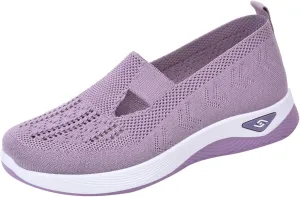 Cathalem Orthopedic Shoes for Women Walking Slip on Diabetic Foam Shoes Hands Free Slip in Sneakers Arch Support