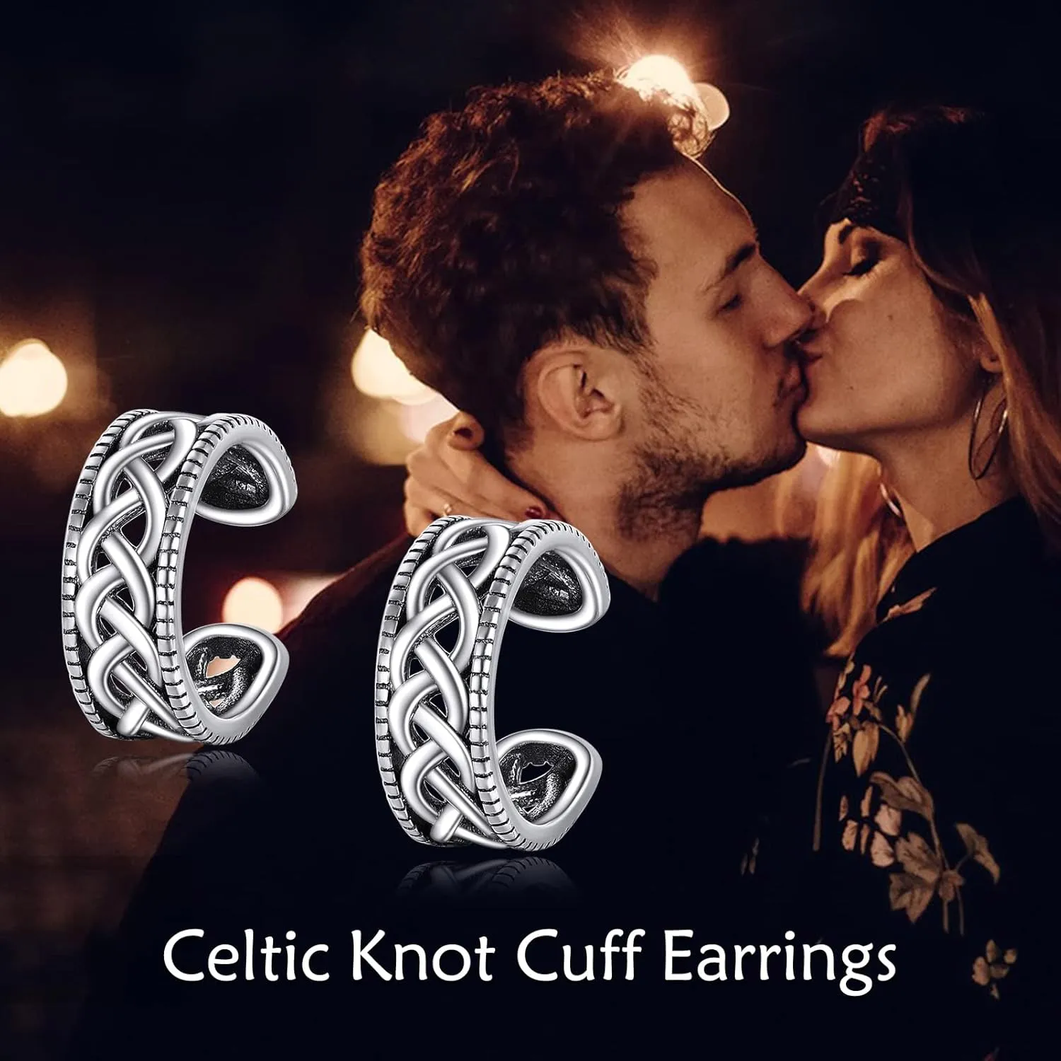 Celtic Knot Huggie Earrings Sterling Silver Star of David/Dachshund/Turtle Small Hoop Earrings Celtic Jewelry Gifts for Women