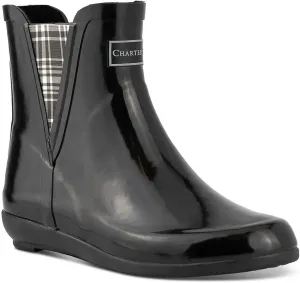 Charter Club Womens Cloudburst Outdoor Stretch Rain Boots Black 7 Medium (B,M)