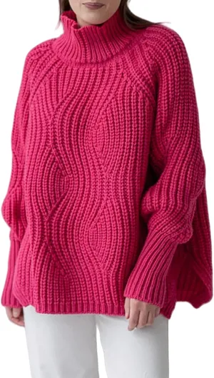 Chunky Knit Sweaters for Women Oversized Pullover Sweaters Fall Loose Casual Tops