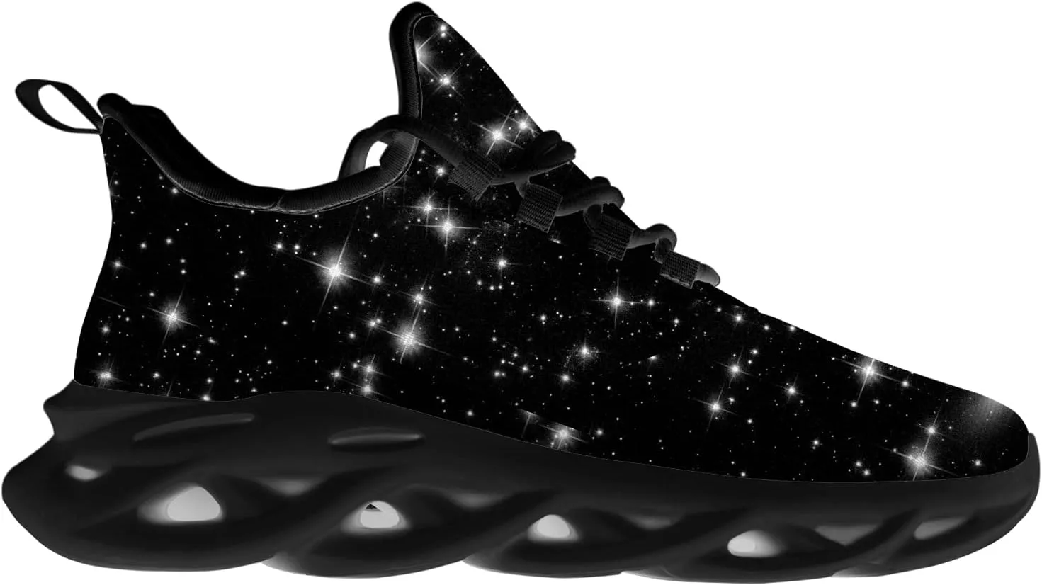 Ciadoon Galaxy Shoes for Men Women Road Running Shoes Non-Slip Walking Tennis Sneakers Cross Trainer Shoes Gifts
