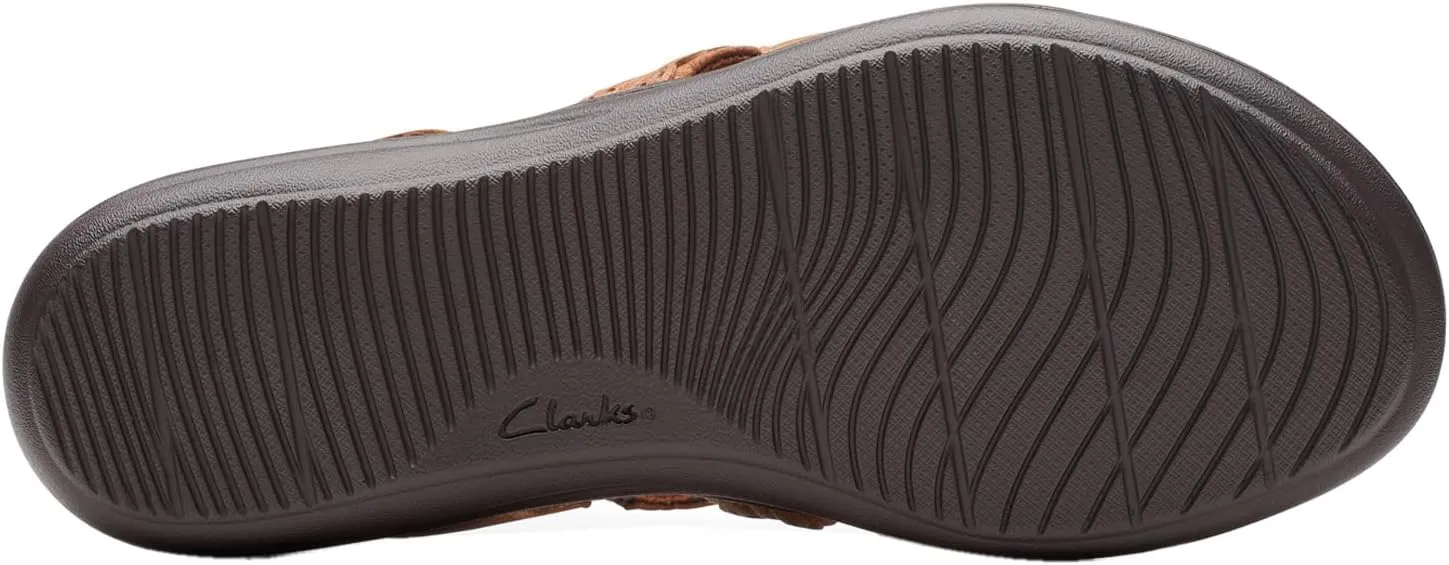 Clarks Womens Laurieann Rena Leather Casual Strappy Sandals