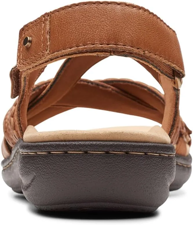 Clarks Womens Laurieann Rena Leather Casual Strappy Sandals
