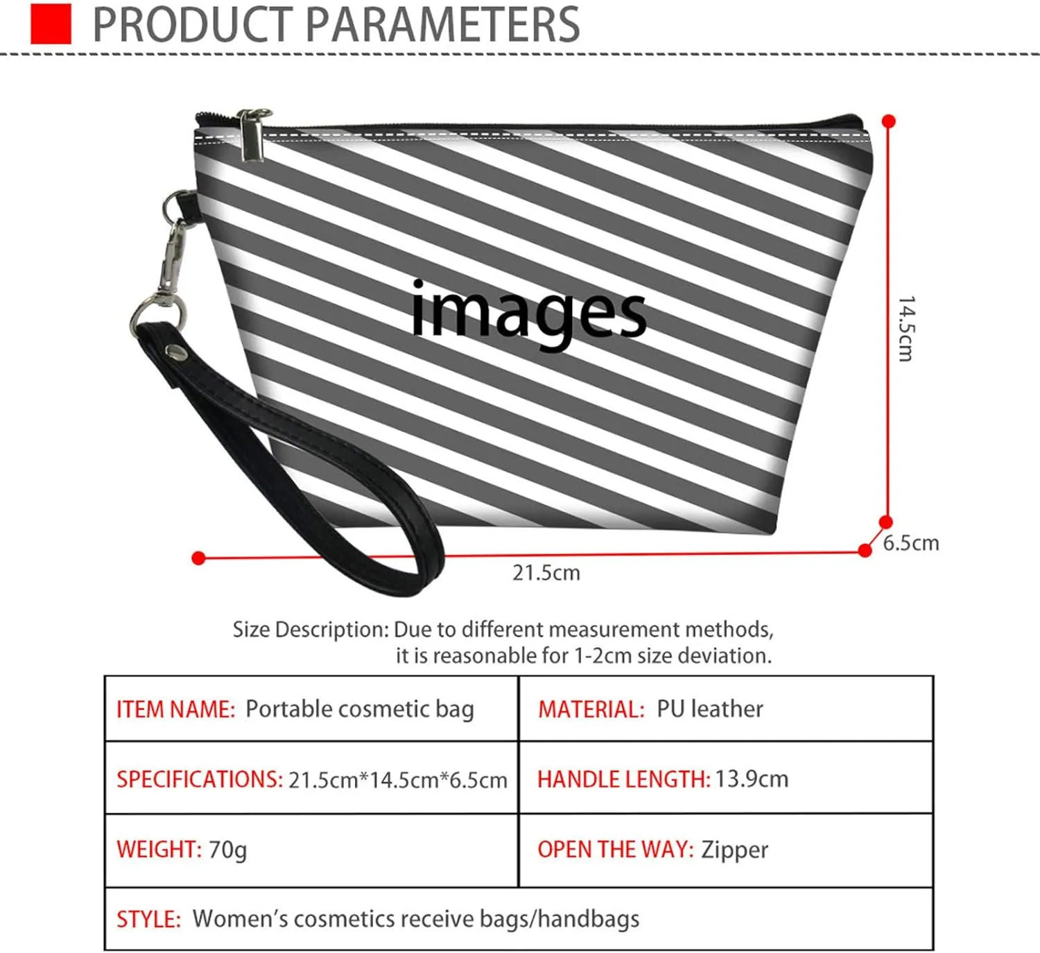 Customized Personalized Makeup Bags for Women Little Cosmetic Bag Coin Purse Zipper Storage Pouch Organizer