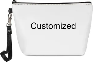 Customized Personalized Makeup Bags for Women Little Cosmetic Bag Coin Purse Zipper Storage Pouch Organizer
