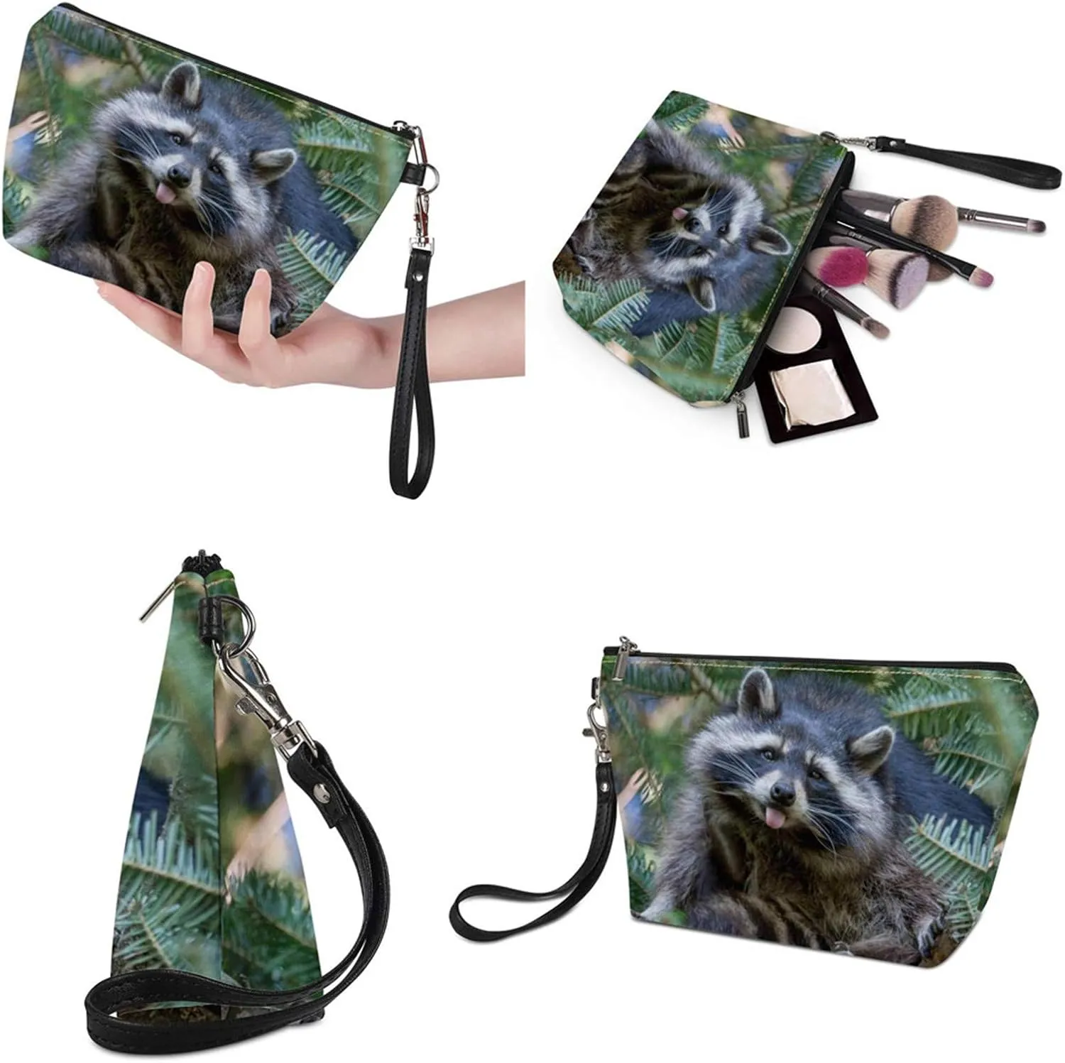 Customized Personalized Makeup Bags for Women Little Cosmetic Bag Coin Purse Zipper Storage Pouch Organizer