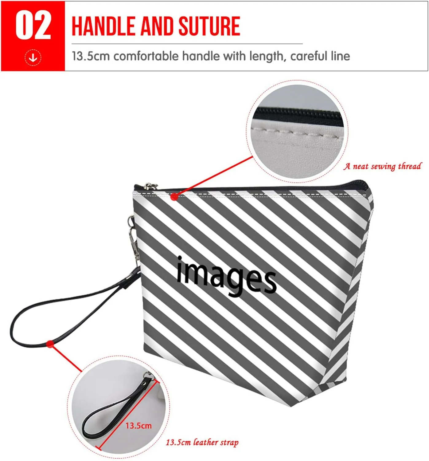 Customized Personalized Makeup Bags for Women Little Cosmetic Bag Coin Purse Zipper Storage Pouch Organizer