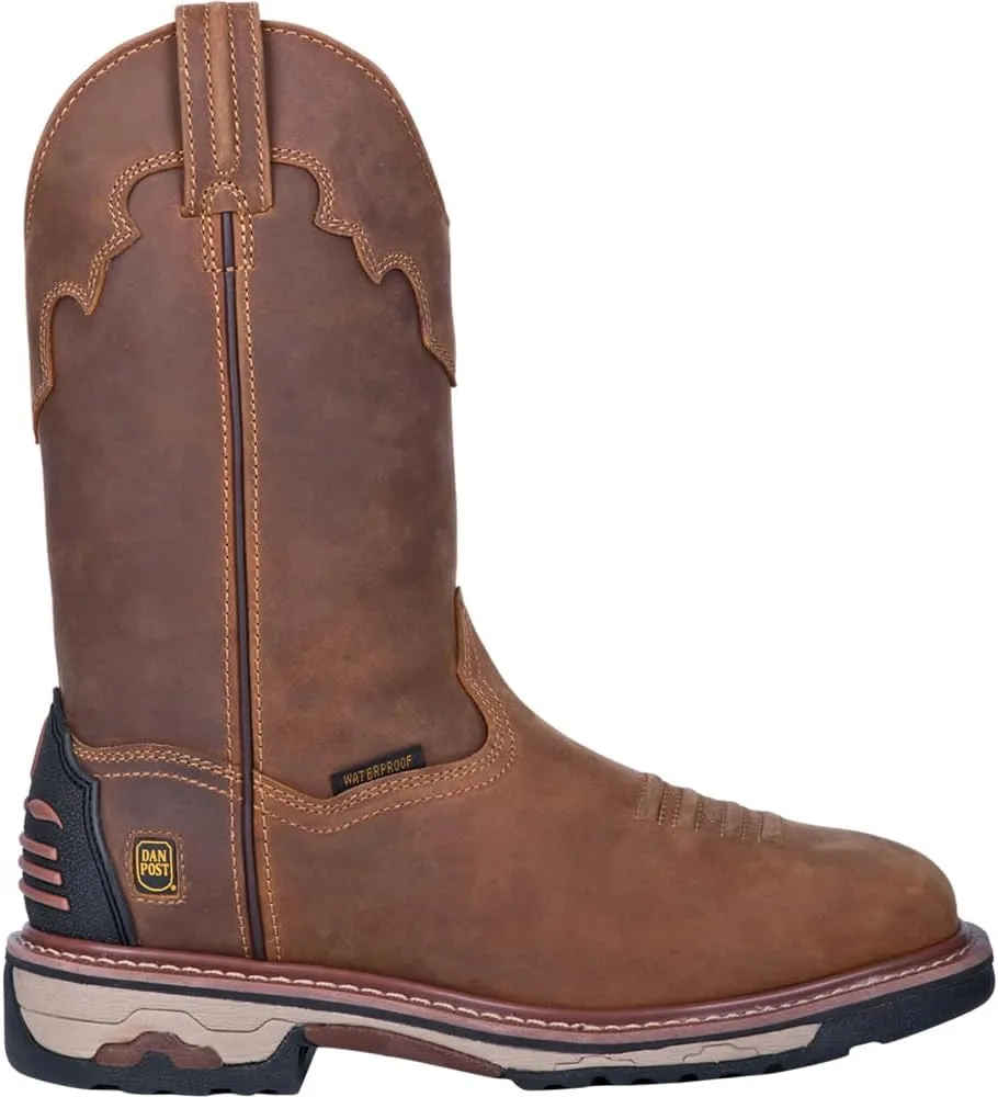 Dan Post Mens Blayde Waterproof Steel Toe Work Safety Shoes Casual - Brown - Size 13 EW