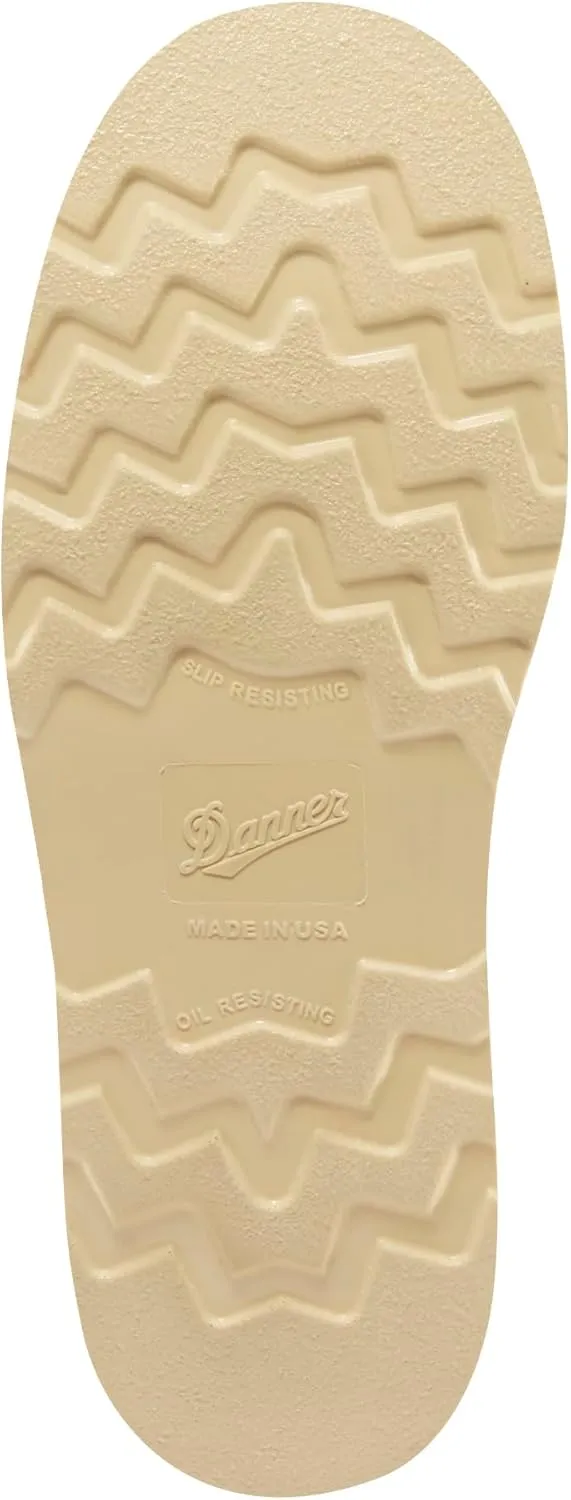 Danner 6 Bull Run Steel Toe Work Boots for Men - Oiled Full-Grain Leather with Non Slip Wedge Outsole and 3-Density Cushion Footbed, EH Resistant