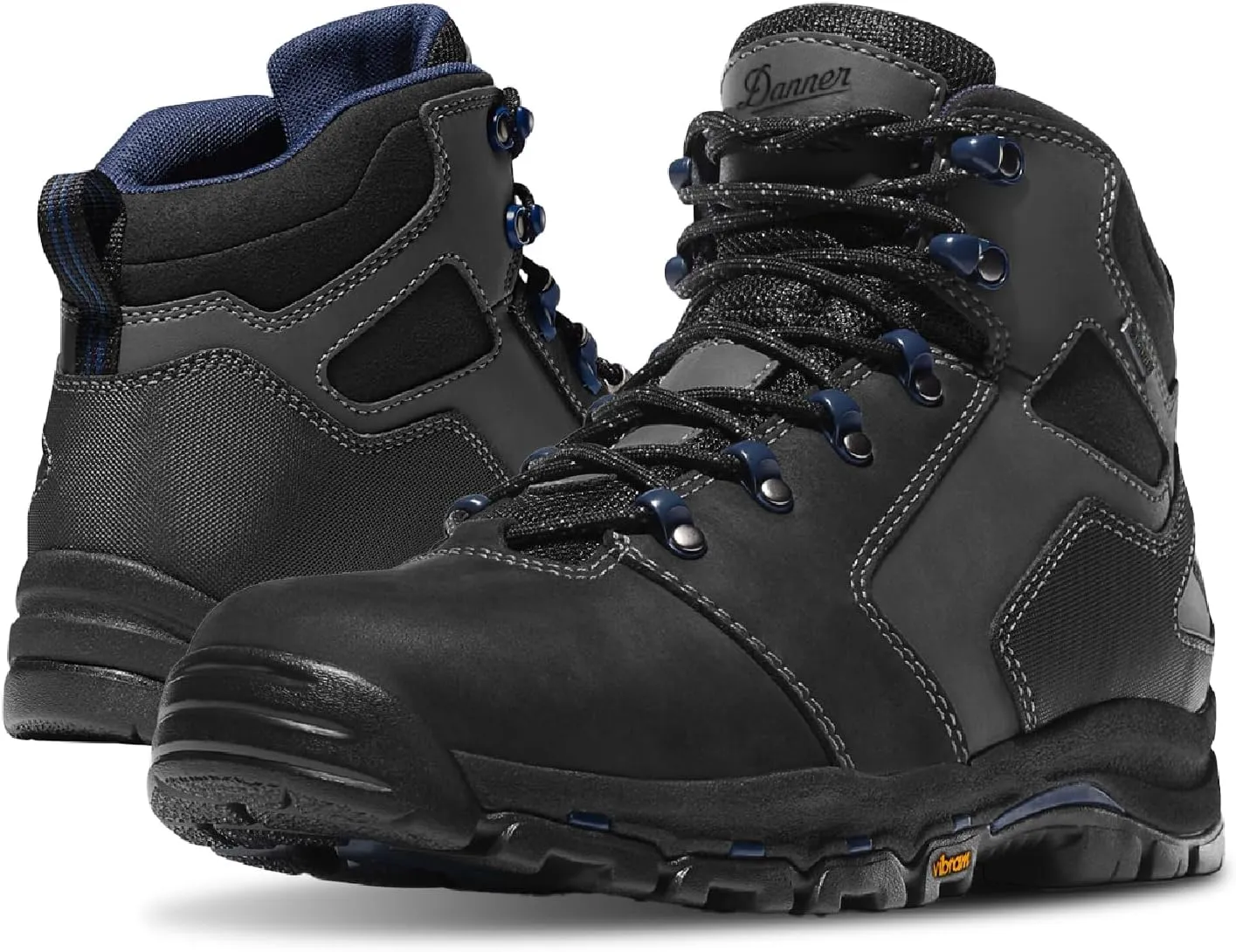 Danner Vicious 4.5 Composite Toe Work Boots for Men - Full-Grain Leather with Breathable Gore-Tex Lining, Speed Lace System & Non Slip Heel Outsole