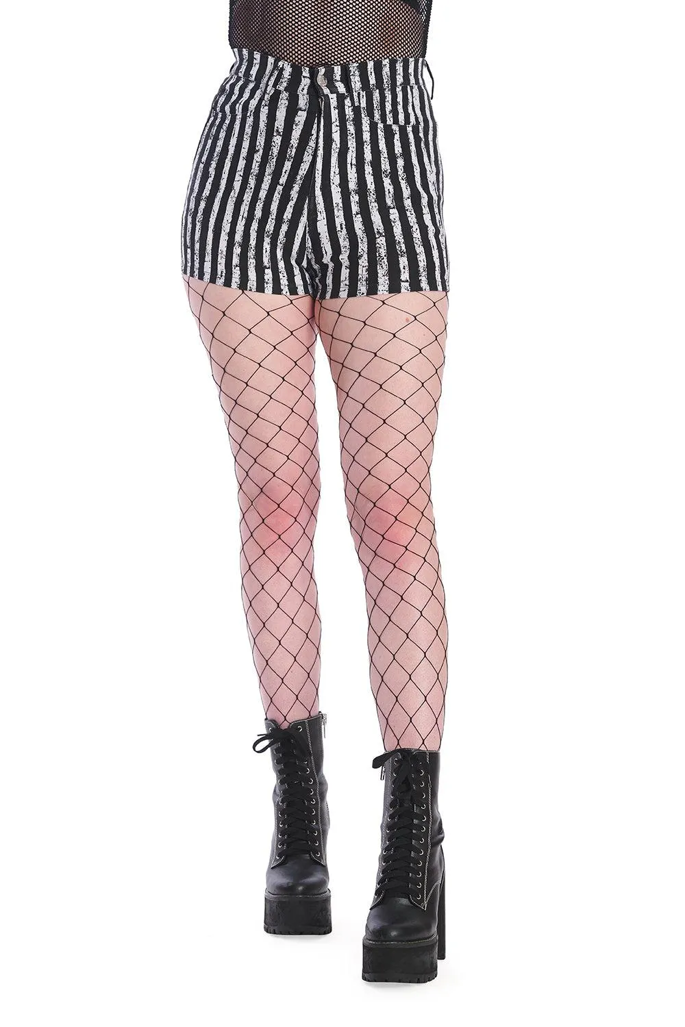 Distressed Waves Shorts