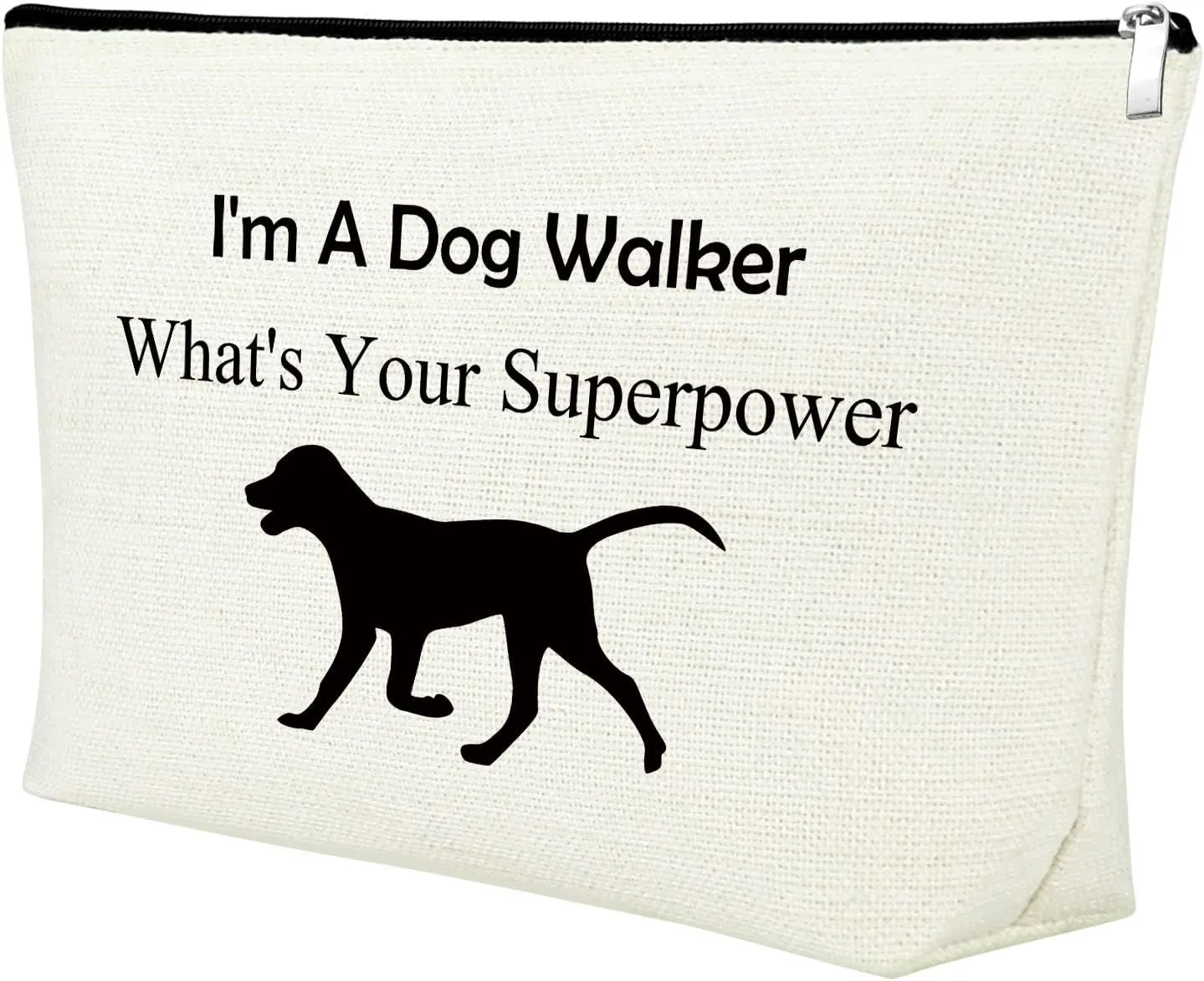 Dog Walker Gift for Women Makeup Bag Dog Sitter Appreciation Gift Dog Lovers Gifts Dog Theme Gifts for Daughter Dog Owner Cosmetic Bag Puppy Dog Mom Gift Pet Owner Christmas Birthday Gift Travel Pouch