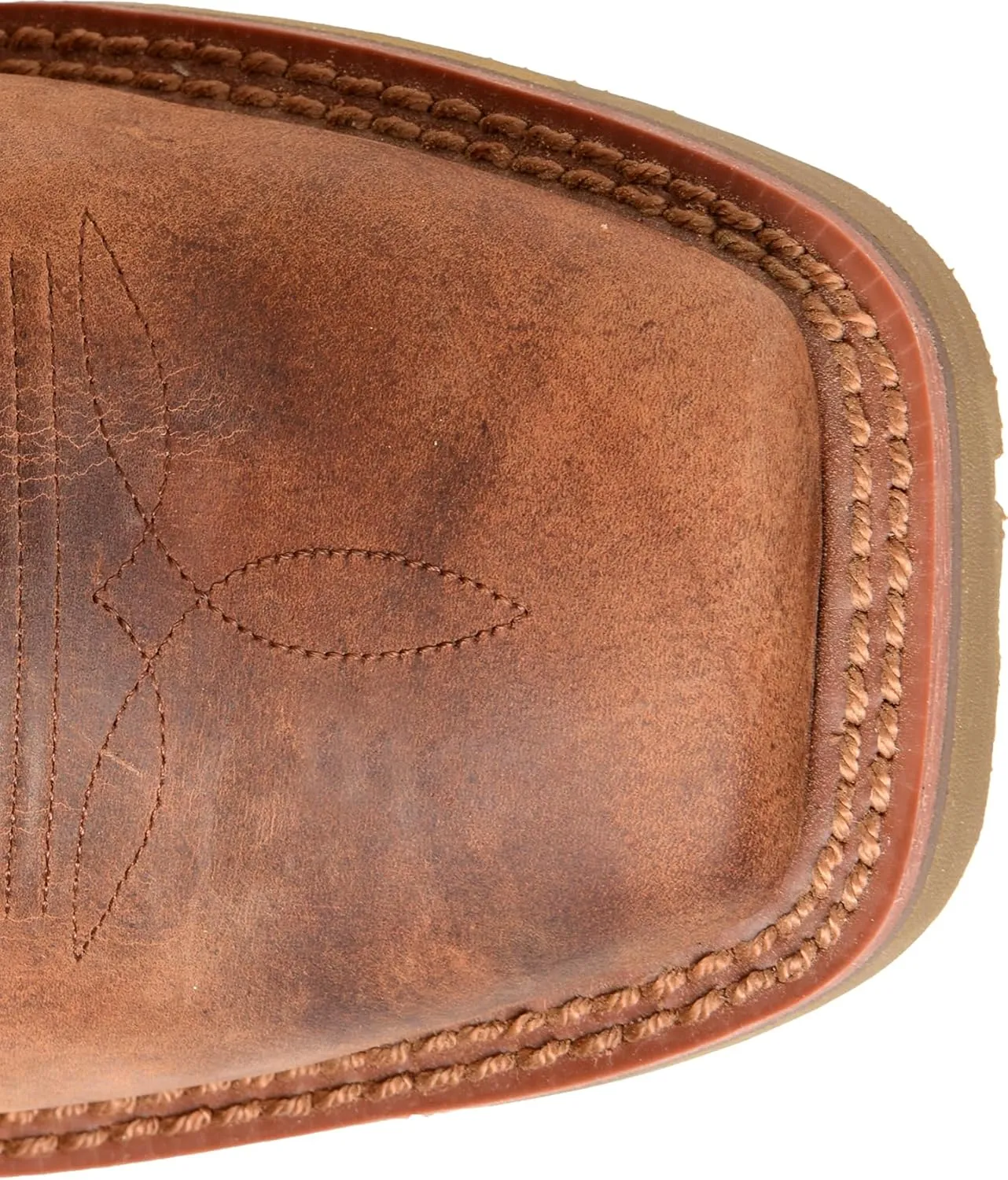 DOUBLE-H 13" Antonio Men's Western Boots - Composite Safety Toe, Earthquake Rust Leather, and Oil- and Slip-Resisting Aeroglide Outsole, EH Rated