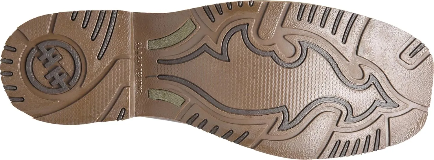 DOUBLE-H 13" Antonio Men's Western Boots - Composite Safety Toe, Earthquake Rust Leather, and Oil- and Slip-Resisting Aeroglide Outsole, EH Rated